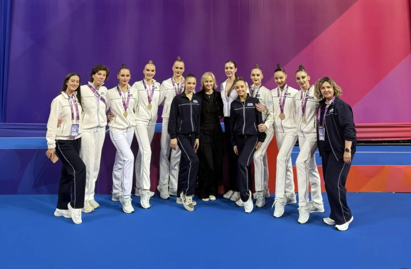 Два золота и два серебра на первом этапе Кубка мира по художественной гимнастике в Софии
