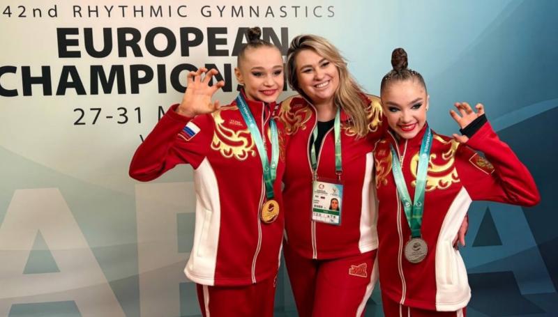 Гимн России впервые за пять лет прозвучал на чемпионате Европы по художественной гимнастике