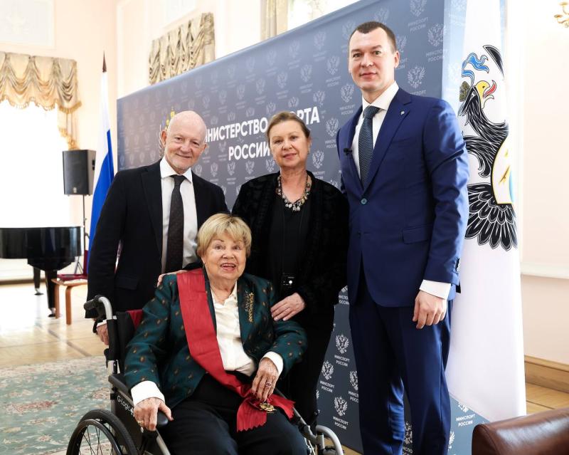 Лариса Латынина удостоена ордена «За заслуги перед Отечеством» I степени